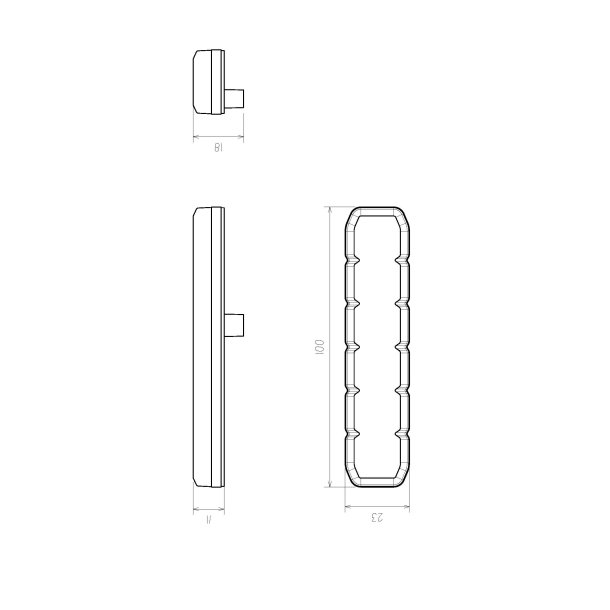 FLOKI, Supplerende blink, 6 LED, Gul, fleksibel