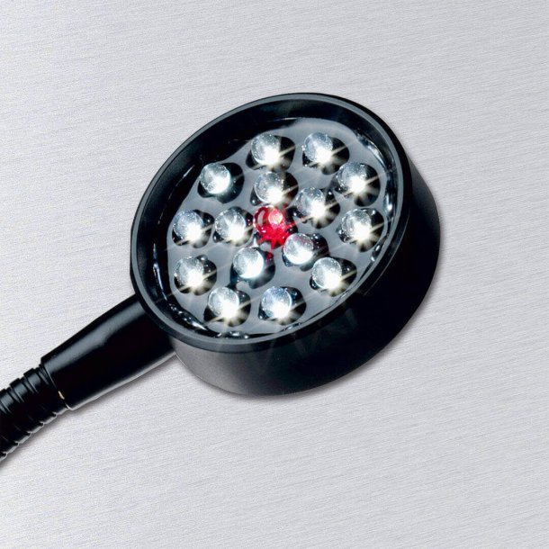 LED kortlampe, med r�d natbelysning og touch