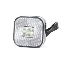 Hvid kvadratisk LED mark.lygte