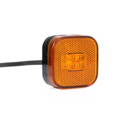 Gul kvadratisk LED mark.lygte