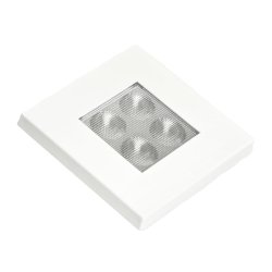 Interirlygte, LED, firkantet, hvid