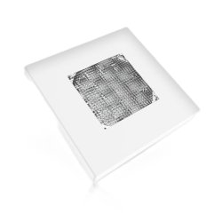 Interirlampe, 21-LED, Firkantet, 76 x 76 mm, 12-36V, Hvid