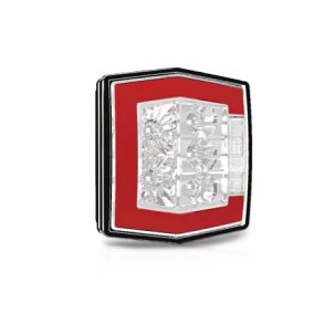 Universal LED baglygte, 12-36V, Bag/stop/blink og nummerplade, 1 m kabel.