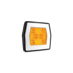 Universal LED postionslygte, 12-36V, Pos/blink, 1 m kabel.