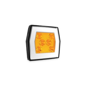 Universal LED postionslygte, 12-36V, Pos/blink, 1 m kabel.