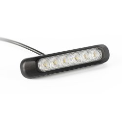 LED postionslygte med blink, 12-36V, Pos/blink, 1 m kabel