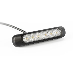 LED postionslygte med blink, 12-36V, Pos/blink, 1 m kabel