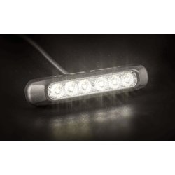 LED postionslygte med blink, 12-36V, Pos/blink, 1 m kabel