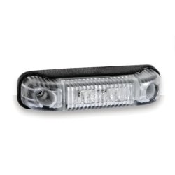 Lille hvid markeringslygte, LED, 12/24v