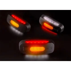 LED 3-funktions markeringslygte 12-36V