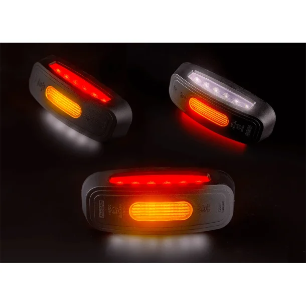 LED 3-funktions markeringslygte 12-36V