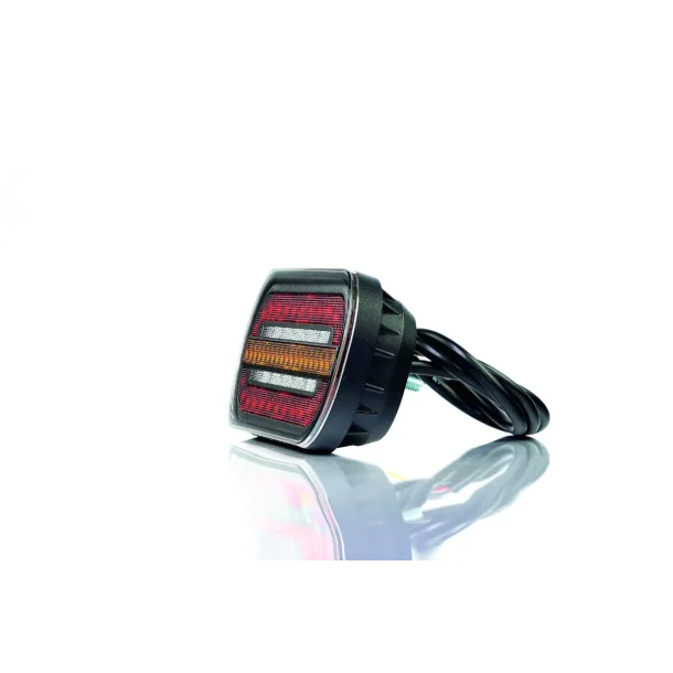 Universal LED baglygte, 12-36V, Bag/stop/Dynamisk blink