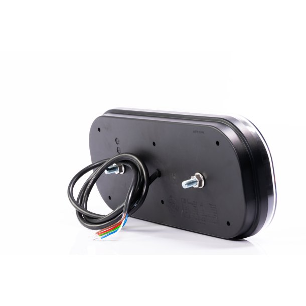 LED baglygte med dynamisk blinklys 12-36V