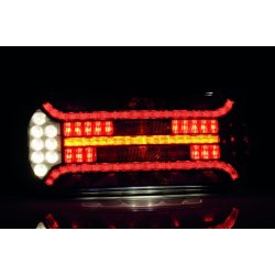 LED baglygte med dynamisk blinklys 12-36V