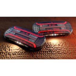 LED baglygte med dynamisk blinklys 12-36V