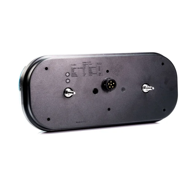 LED baglygte med dynamisk blinklys 12-36V