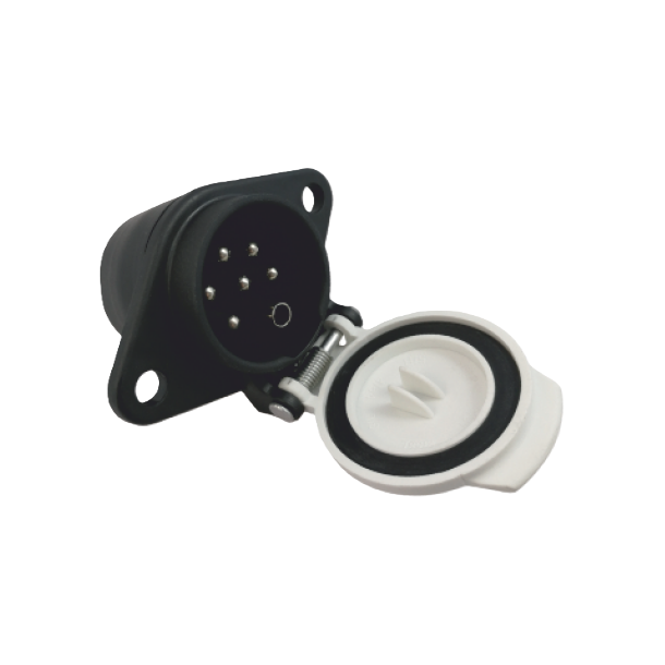 7P Stikdse type S, plast (ISO 3731)