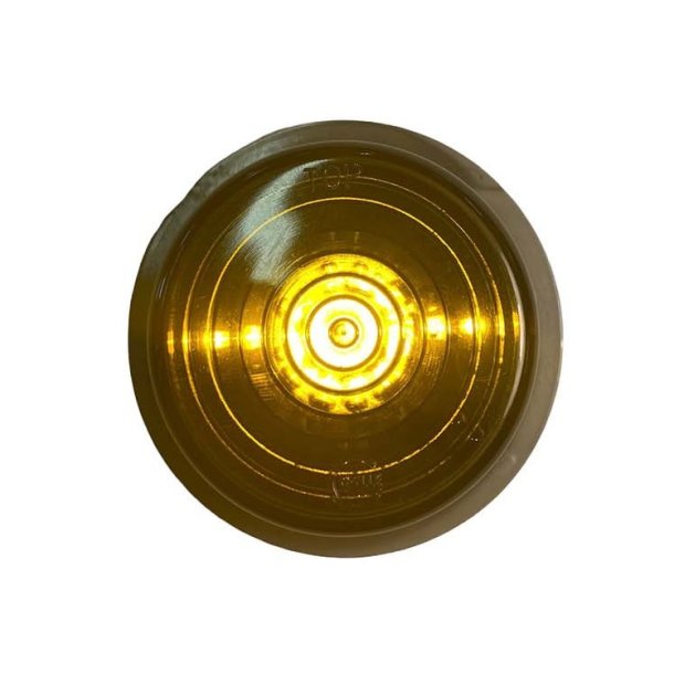 GYLLE LED indsats ORANGE / R�gfarvet 5 dioder p� r�kke