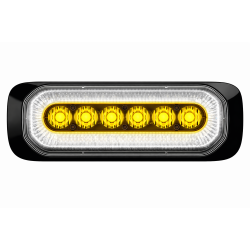 HB6 Hvid LED positionslygte med gult advarselsblink. R65/R7