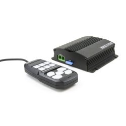 Sireneforstrker, m/ hndst, 100 W, 11 Ohm, 12/24V