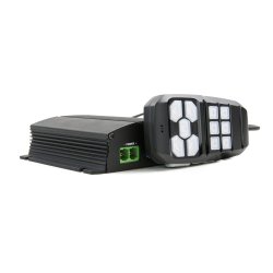 Sireneforstrker, m/ hndst, 100 W, 11 Ohm, 12/24V