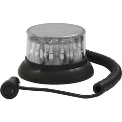 LED blink, klar glas/gul blink, 12/24v, magnet monteret
