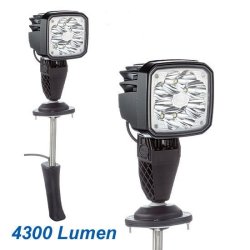 Tags�gelygte, Firkantet, LED 50w, 12/24v, manuelt betjent.