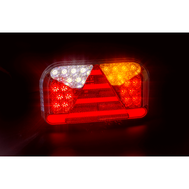LED trailer-baglygte med 6-7 funktioner, 12/24V