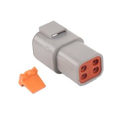 1 stk. komplet DTP 4P hanstik pakket i pose