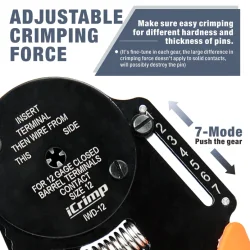 Deutsch klemmetang til 12 AWG DT terminalrr