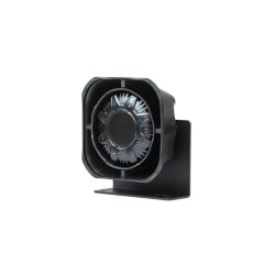 Sirenehjttaler, 100 W, 11 Ohm, 120 dB, incl. L-beslag