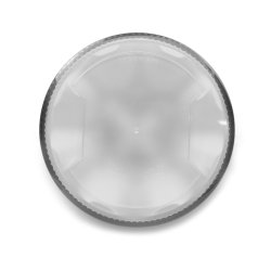 Lavt LED-Blink klart glas, 12-24V, fastmontering, 3 bolt.