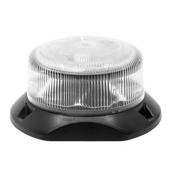 Blink gult m. klart glas/gul halo, fastmontering, 12-24V 