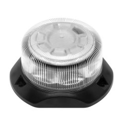 Blink gult m. klart glas/gul halo, fastmontering, 12-24V 