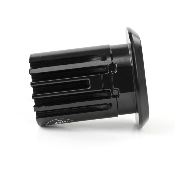 CR06 LED Flasher, Bl�/Gul, R65, 12-24V, klart glas