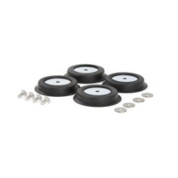 Minilysbro LED, Gul LED, gult glas, 12/24v, R65, magnetmonteret