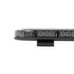 Minilysbro LED, Gul LED, klar glas, 12/24v, R65, Fastmontering