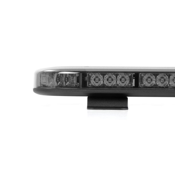 Minilysbro LED, Gul LED, klar glas, 12/24v, R65, Fastmontering