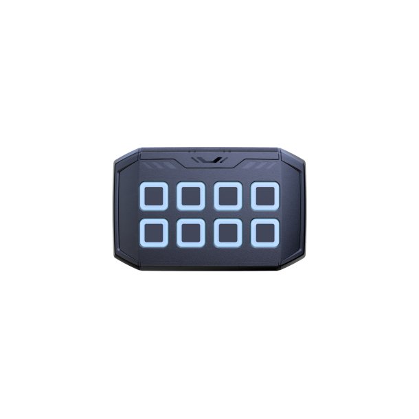 Axixlink Kontrol panel, 8 kontakter. ECE R10, 12/24V
