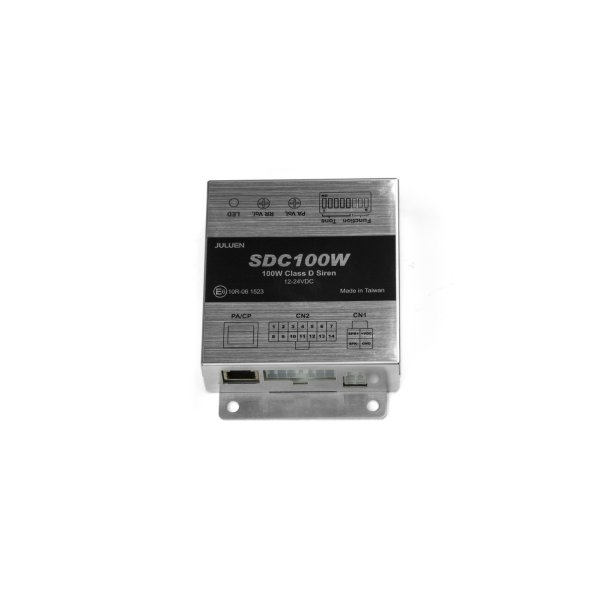 Sireneforst�rker, 12/24V, 100 W, 11/8 Ohm