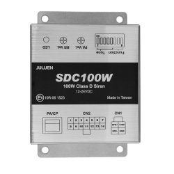 Sireneforst�rker, 12/24V, 100 W, 11/8 Ohm