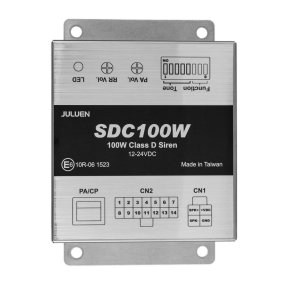 Sireneforst�rker, 12/24V, 100 W, 11/8 Ohm