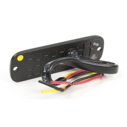 Supplerende blink, Gul, 3 LED, 12/24 V, R65