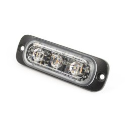 Supplerende blink, Gul, 3 LED, 12/24 V, R65