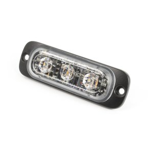 Supplerende blink, Bl, 3 LED, 12/24 V, R65, Vandret montering