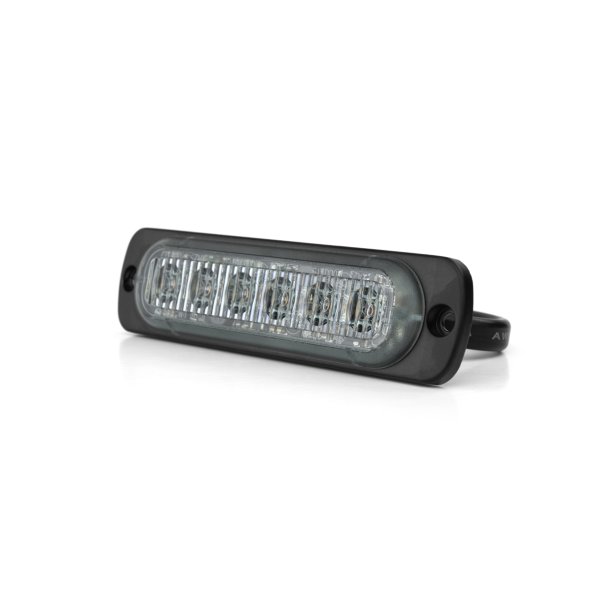 Supplerende blink, Gul, 6 LED, 12/24 V, ECE R65, Vandret montering, rgfarvet