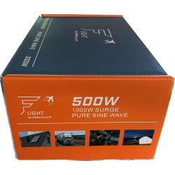 DC-AC Ren sinus inverter. 24V-230V. 500 W (1000W Peak)