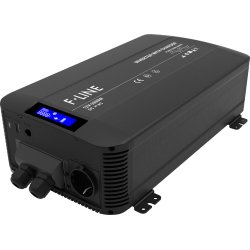 DC-AC Ren sinus inverter. 12V-230V, med ATS og lader, 3000 W (6000W Peak)