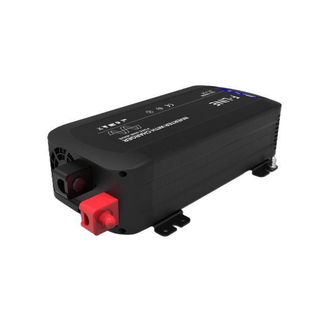 DC-AC Ren sinus inverter. 12V-230V, med ATS og lader, 1000 W (2000W Peak)