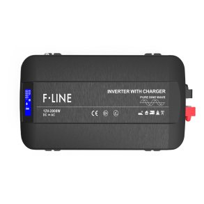 DC-AC Ren sinus inverter. 12V-230V, med ATS og lader, 2000 W (4000W Peak)